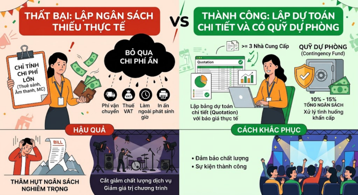 7 Sai lầm thường gặp khi tổ chức sự kiện