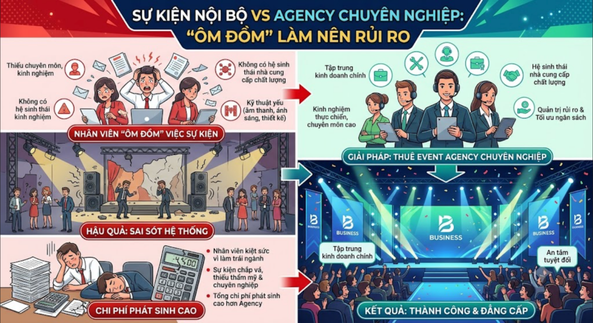 7 Sai lầm thường gặp khi tổ chức sự kiện