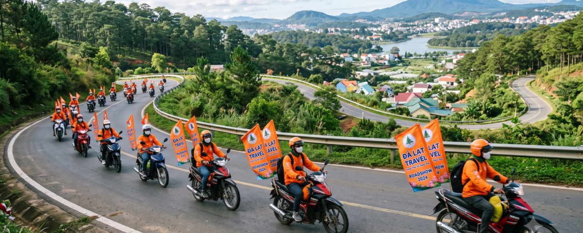 Tổ chức Roadshow chạy quảng cáo tại Đà Lạt
