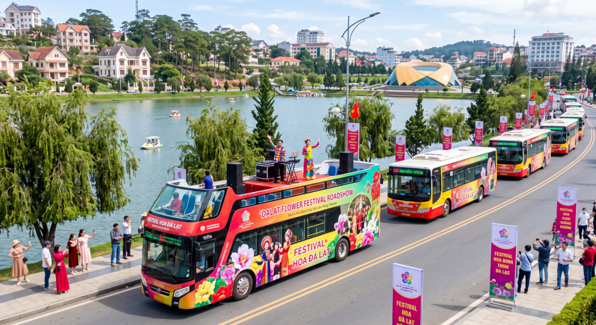 Sense Media| Roadshow quảng cáo chuyên nghiệp tại Đà Lạt