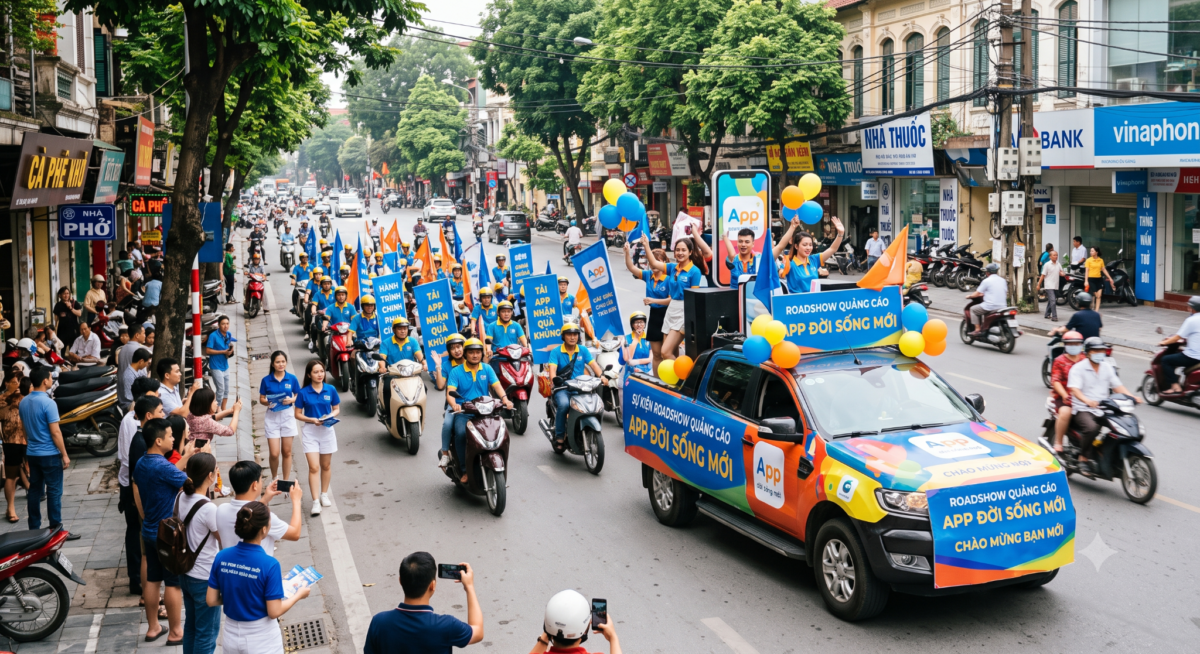 Sense Media| Roadshow quảng cáo chuyên nghiệp tại Đà Lạt