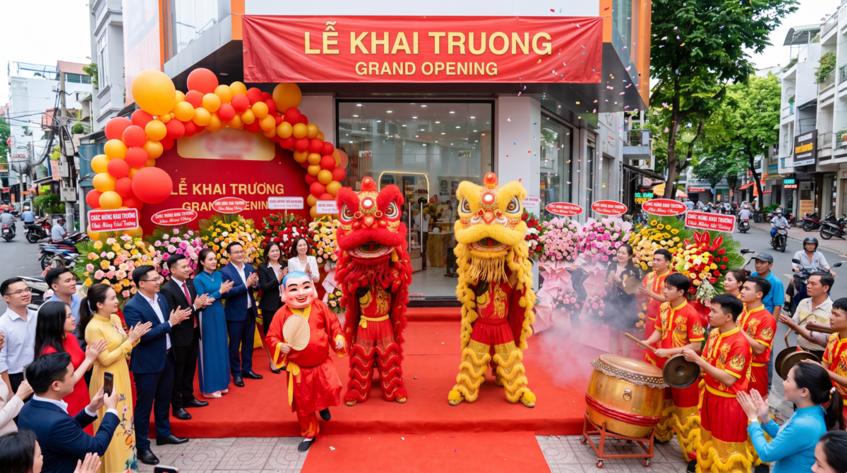 Dịch vụ tổ chức lễ Khai Trương Trọn Gói tại Đà Lạt 
