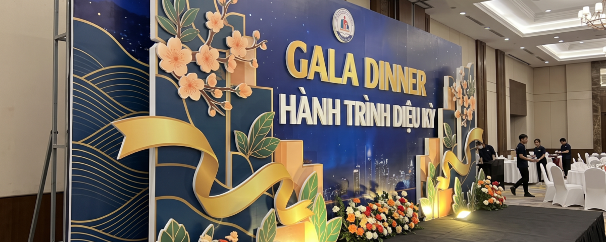 Thi công backdrop sự kiện tại Đà Lạt - Sense Media & Event