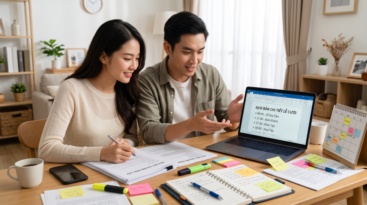 Check list những việc cần làm để tổ chức một đám cưới trọn vẹn