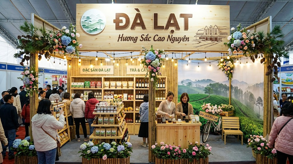 Thiết Kế Và Thi Công Gian Hàng Triển Lãm Trọn Gói Tại Đà Lạt